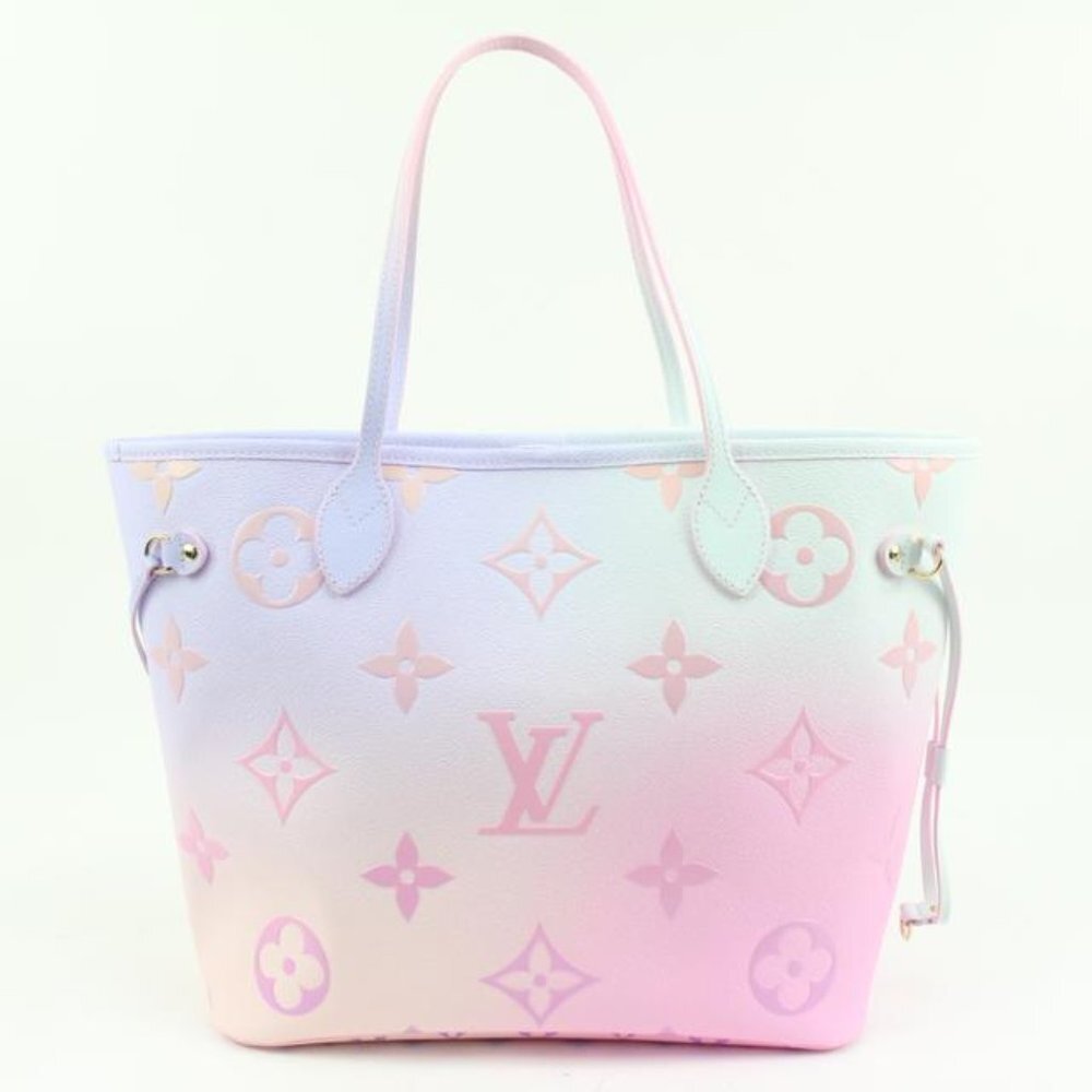 Louis Vuitton Monogram Pastels Sunrise Neverfull MM Tote bag 77lz418s